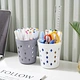 plastic storage basket with handle